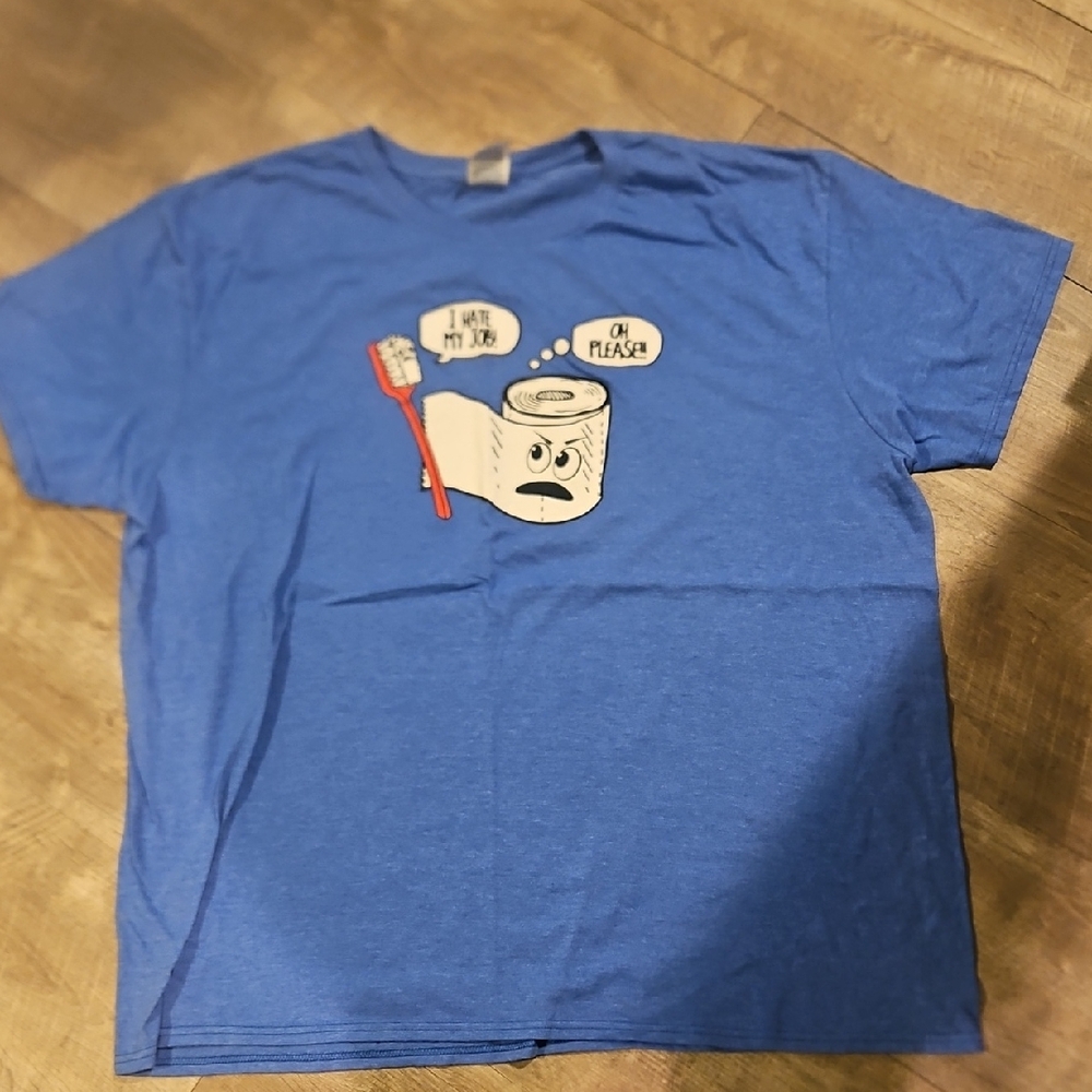 Delta Blue Kids Tee with Cartoon Graphic